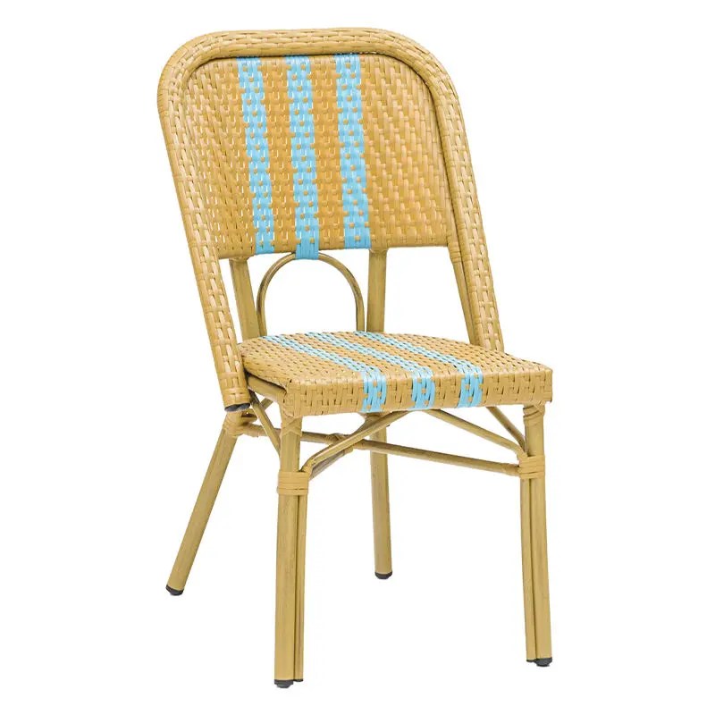 China JJZF2005C Outdoor Terrace Leisure Aluminum Rattan Dining Chair