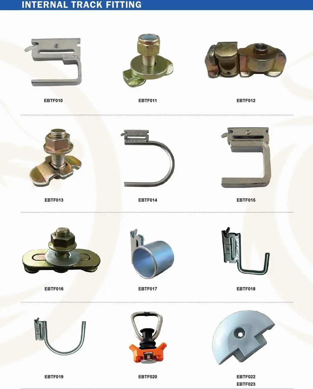 Wholesale Airline Rail Single Stud Fitting with Hook Factory and Manufacturer Zhongjia
