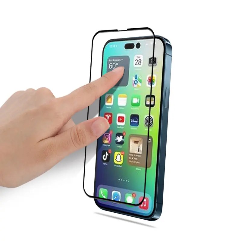 China VEMOSUN 2.5D 9H Tempered Glass Screen Protector For iPhone 14 Pro