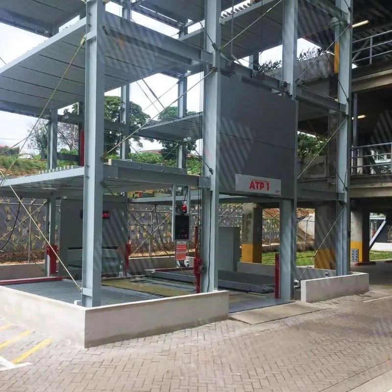 China Mechanical Fully Automated Smart Tower Car Parking System factory