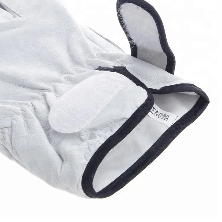 Wholesale Mens Pigskin Leather Bus Car Driving Security Gloves for