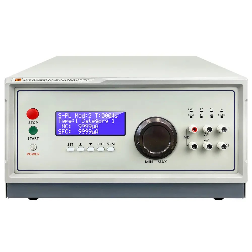 RK7505Y/RK7510Y/RK7520Y/RK7530Y/RK7550Y Programmable Medical Leakage Current Tester