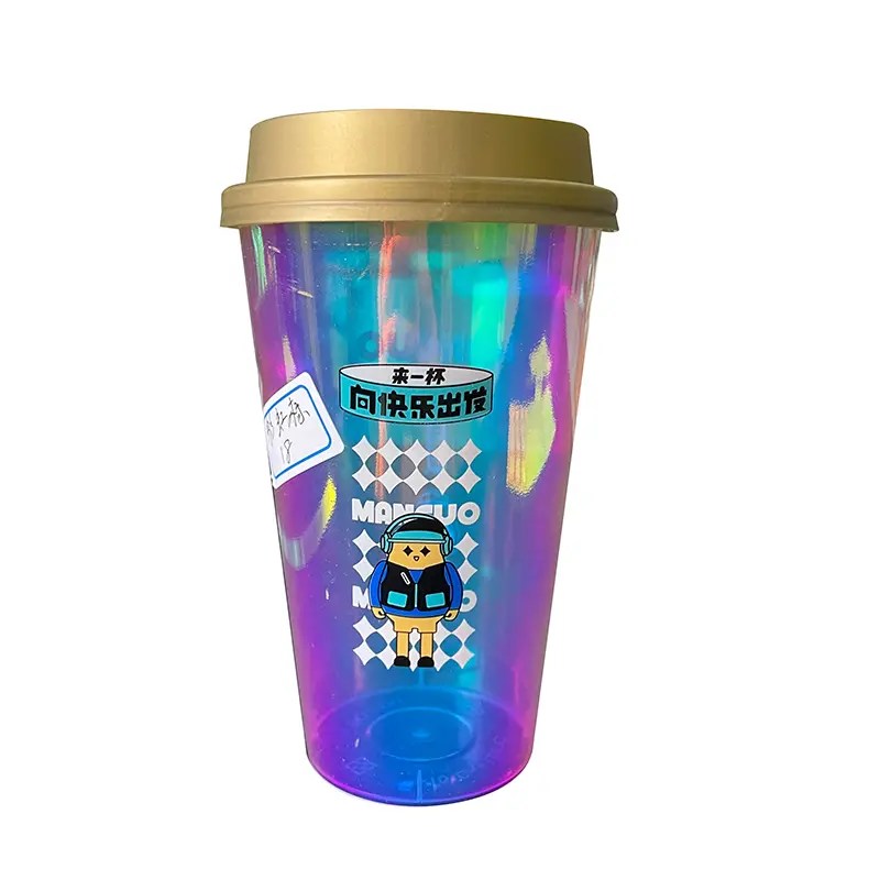 Wholesale Plastic with lid manufacturer wholesale customized milk tea cups Manufacturer and