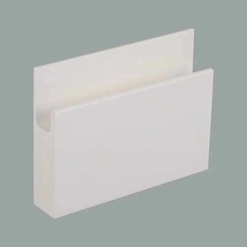 China 15/32″ x 41/2″ Trim Brick Mould J Casing Manufacturer and