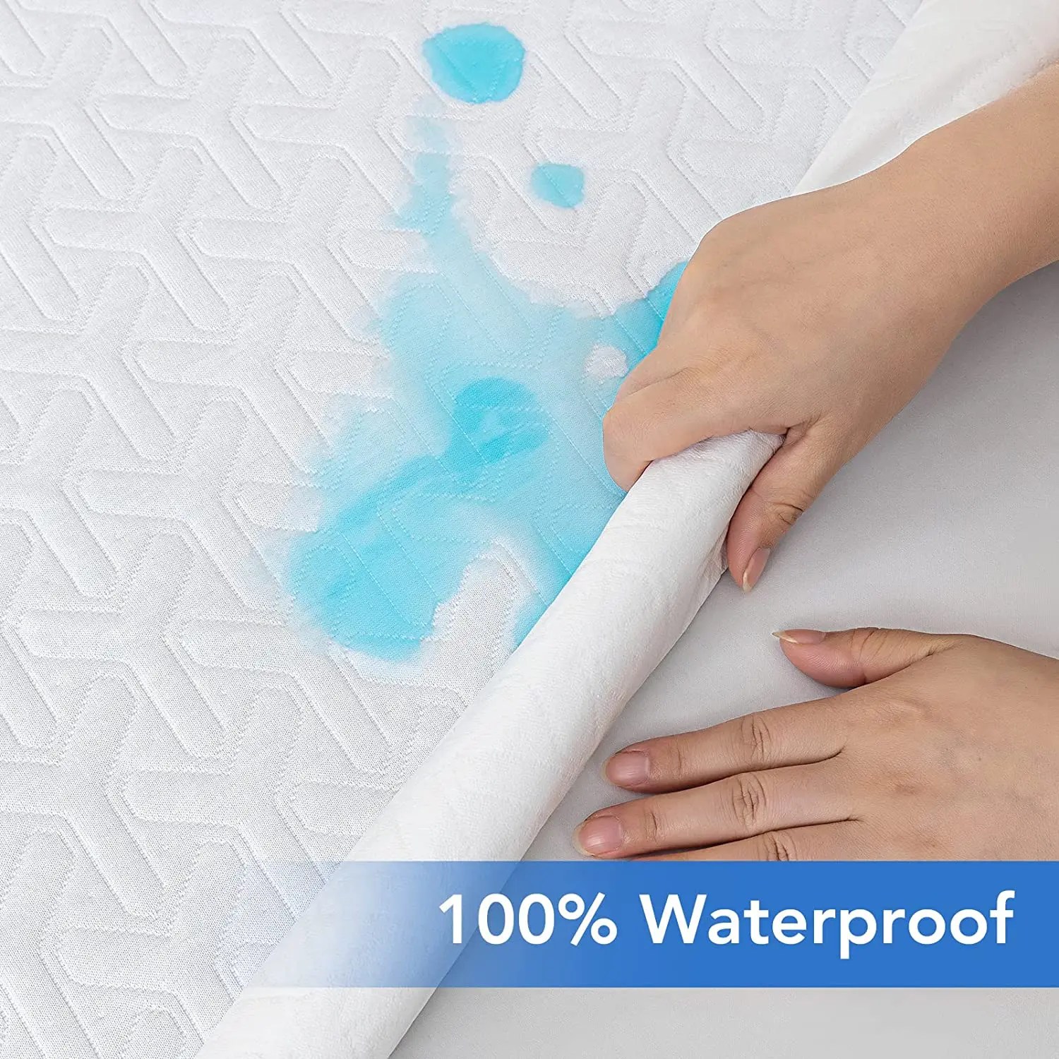 Wholesale 100 Bamboo Waterproof Mattress Protector Queen Size Cover