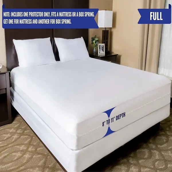 Wholesale Zippered Mattress Encasement Waterproof and Bed Bug Proof