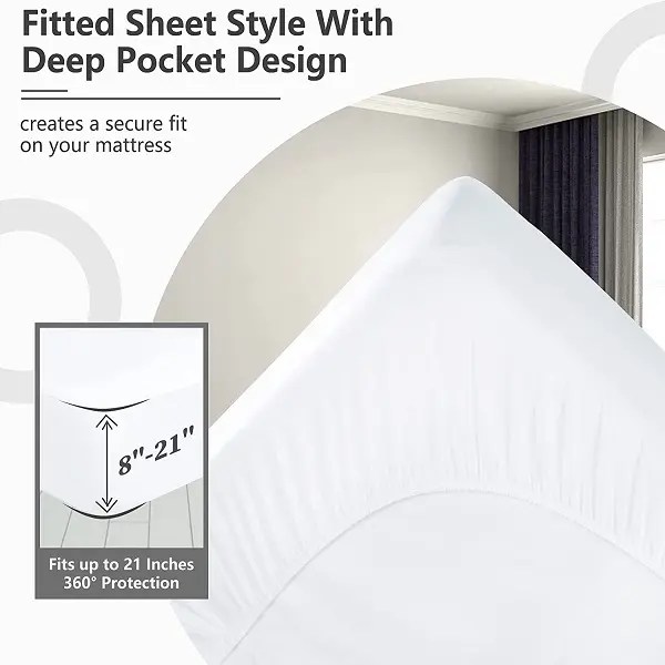 Wholesale Waterproof Breathable Mattress Protector Queen Noiseless