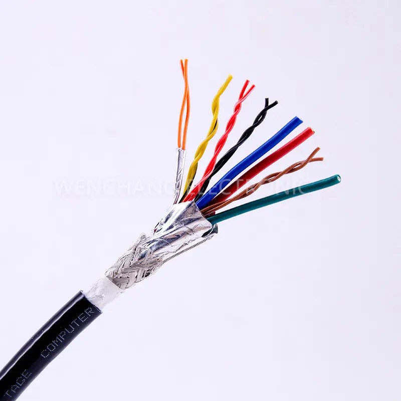 UL22181 PVC Jacket Polyester Braided Jacket Cable