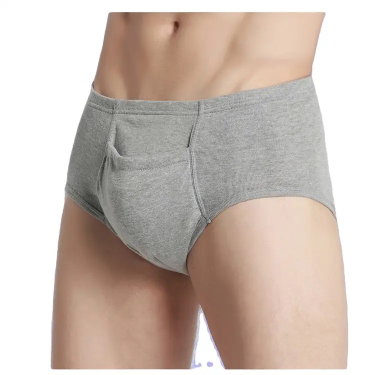 Wholesale Men Incontinence Underwear Adult Elder Diaper Briefs Patient