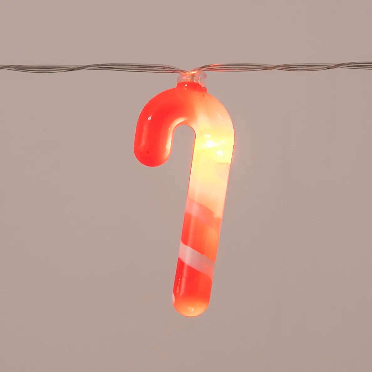 China Wholesale Candy Cane Christmas String Light Battery Operated LED Lights ZHONGXIN factory