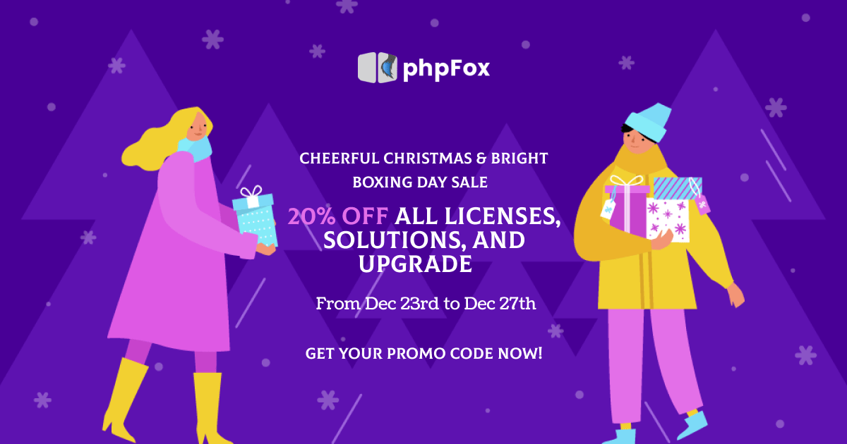 phpFox Christmas & Boxing Day Promotion 2021