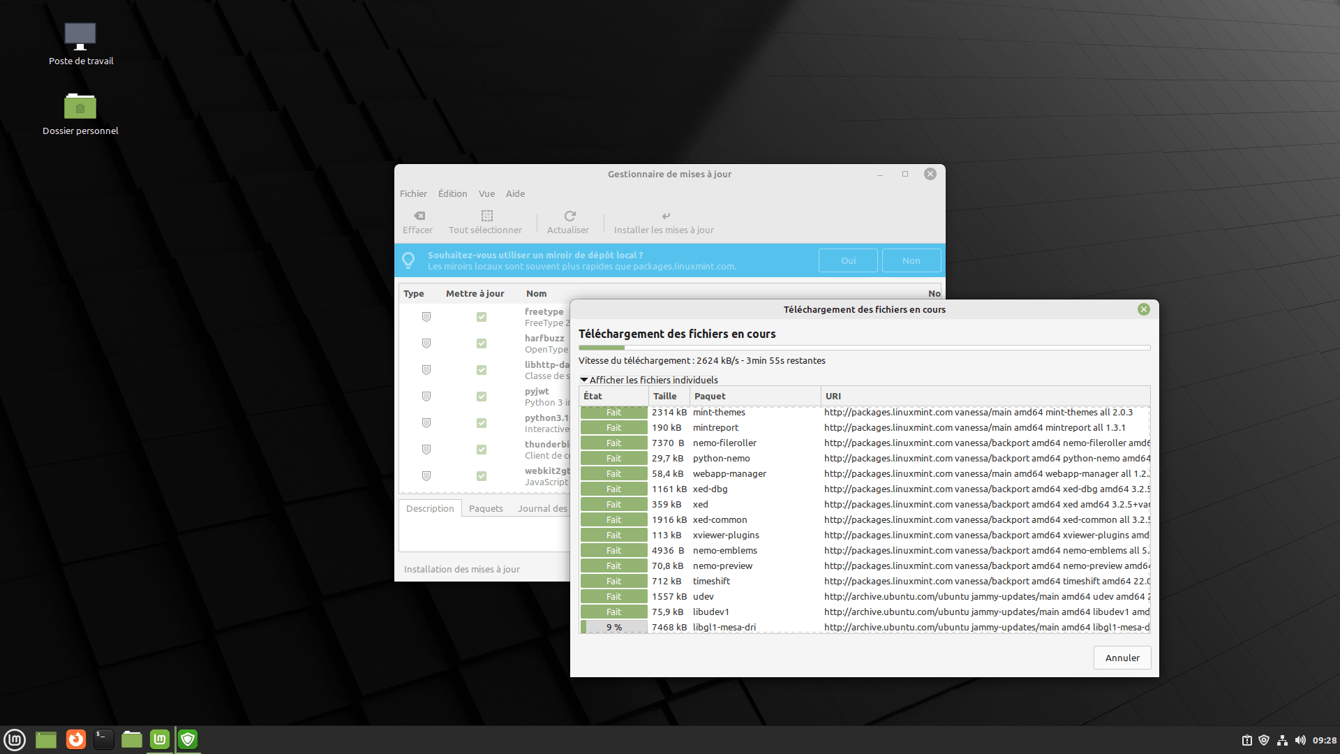 Linux Mint 21 prise en main de la bêta et tour des nouveautés