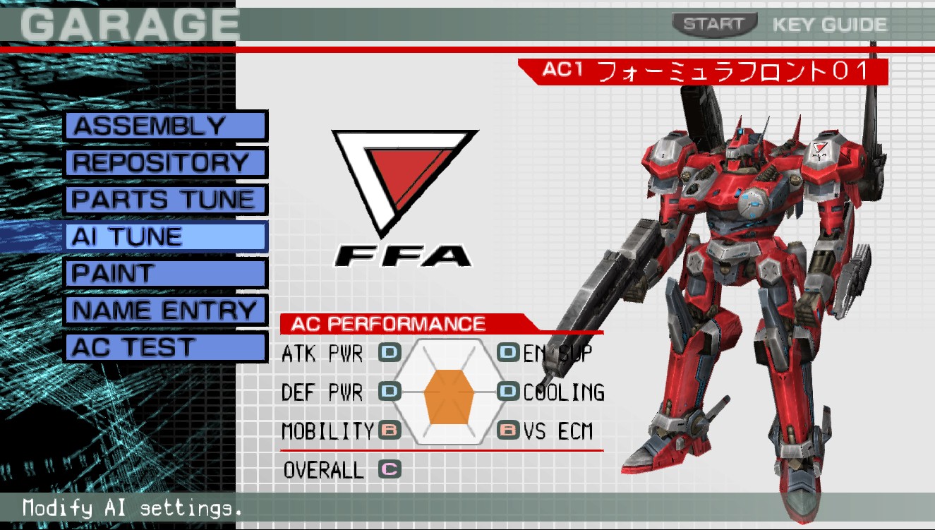 Armored Core Formula Front International (PSP the Best) (English