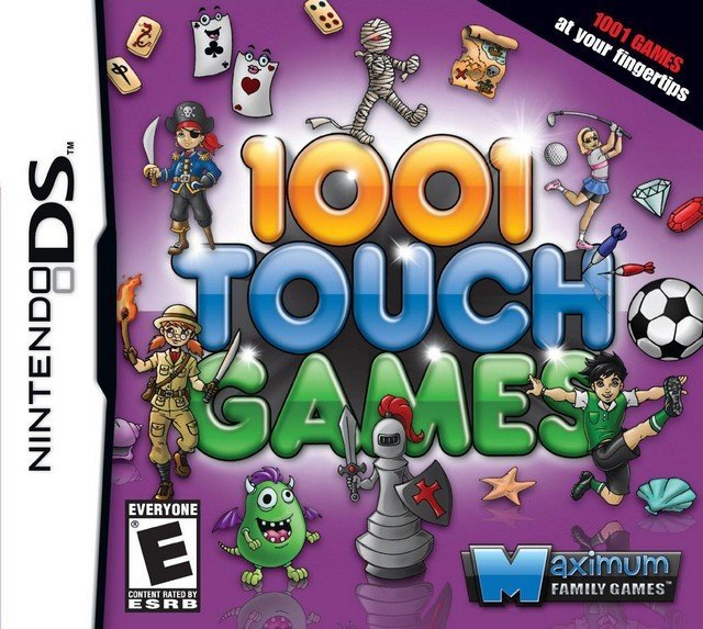 1001 Touch Games (USA) DS ROM CDRomance