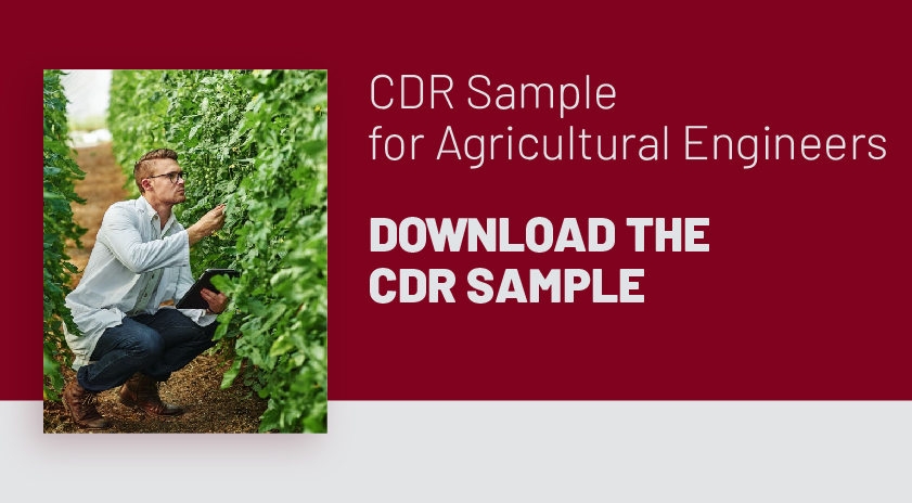 CDR Sample for Agricultural Engineers CDR Report Writers Australia