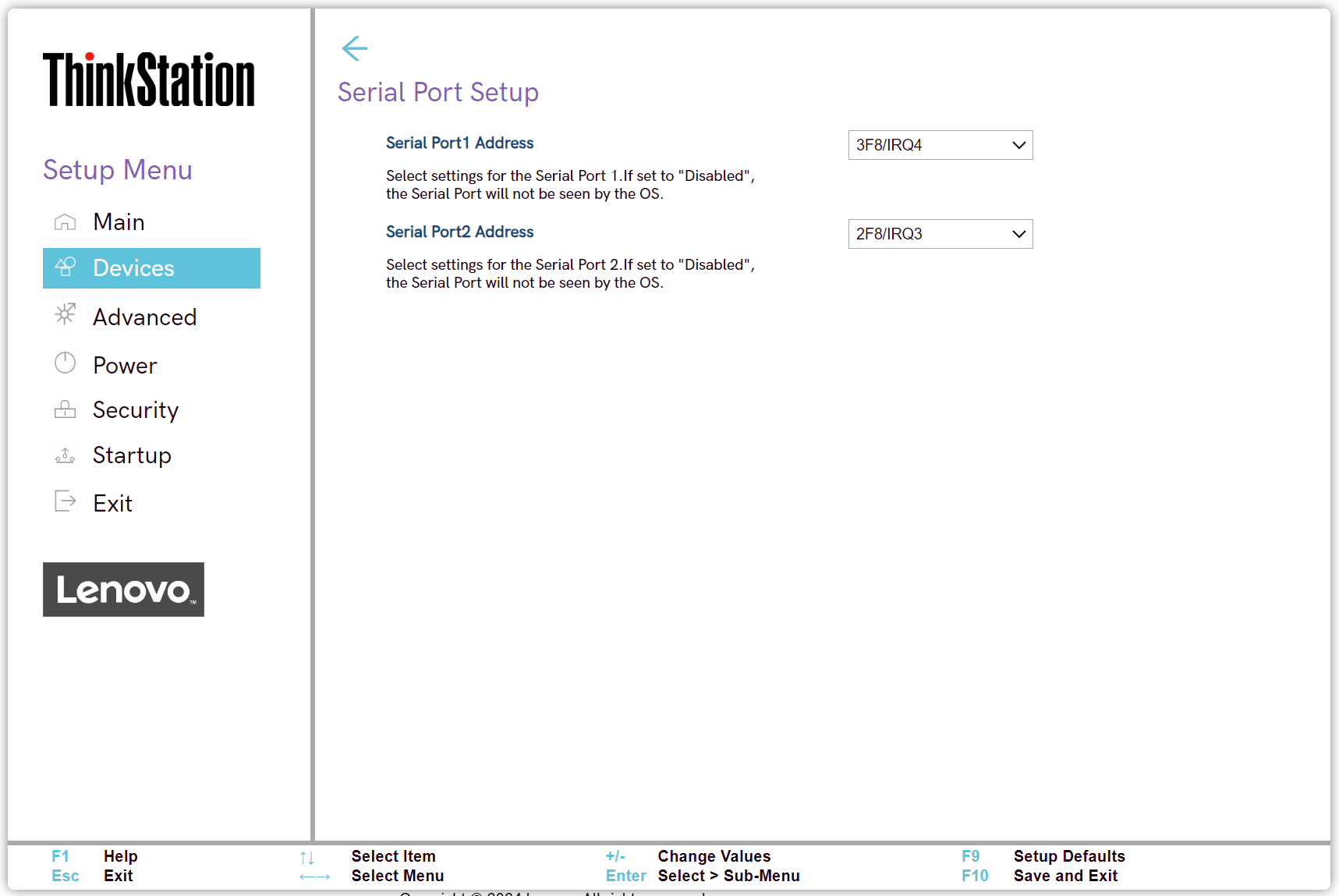 Serial Port Setup Lenovo CDRT Docs Site