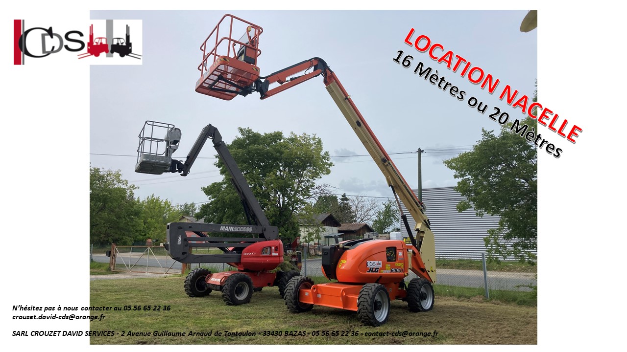 LOCATION NACELLE CDS manutention