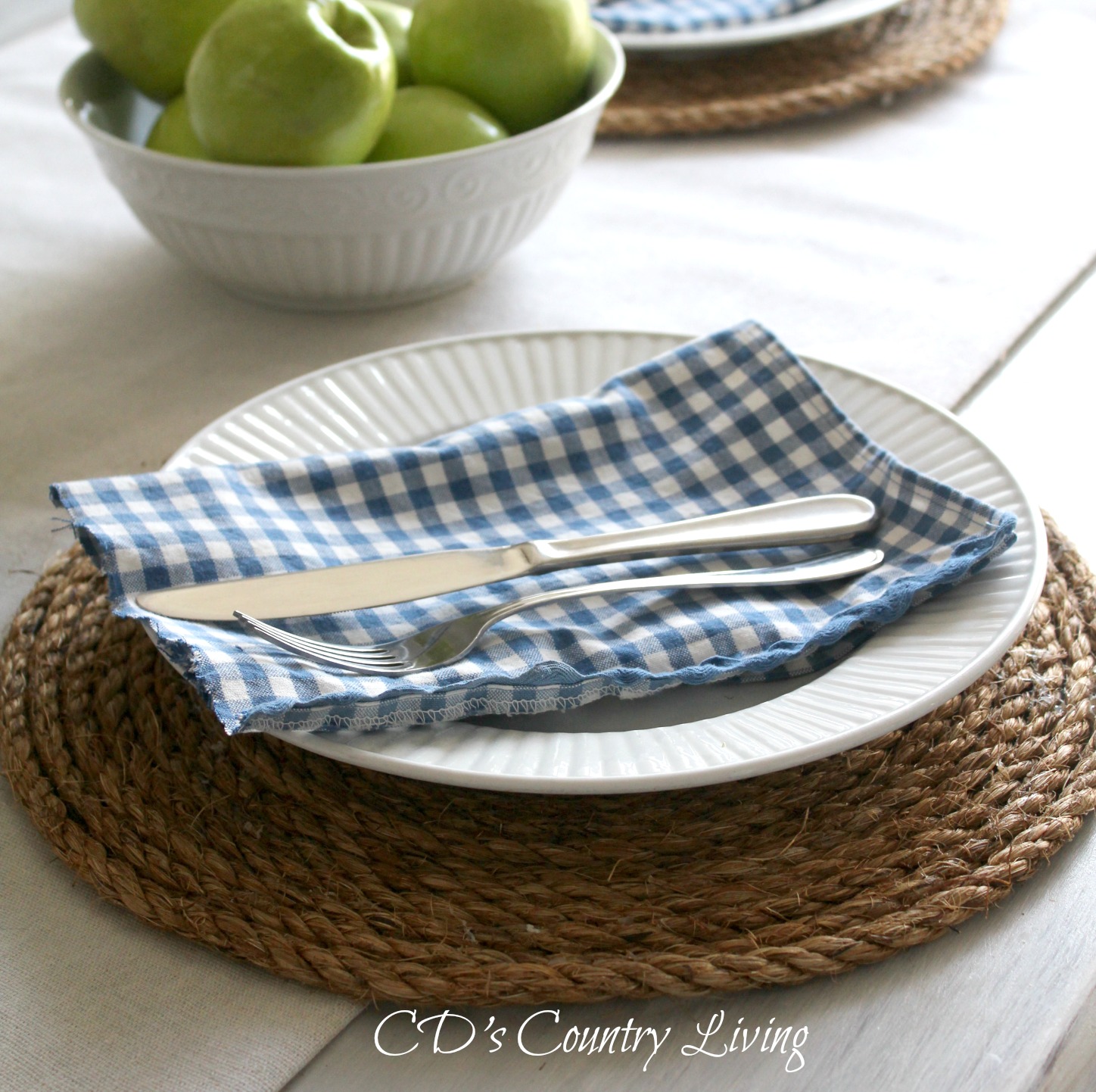 DIY Rope Placemats!