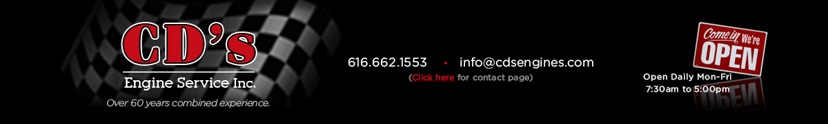 CD's Engine Service Inc., engine restoration and service needs