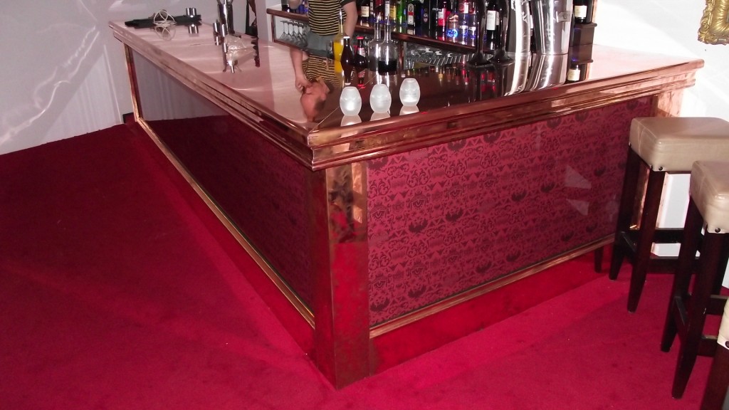 Copper Bar Counter fit out CDS Architectural Metalwork