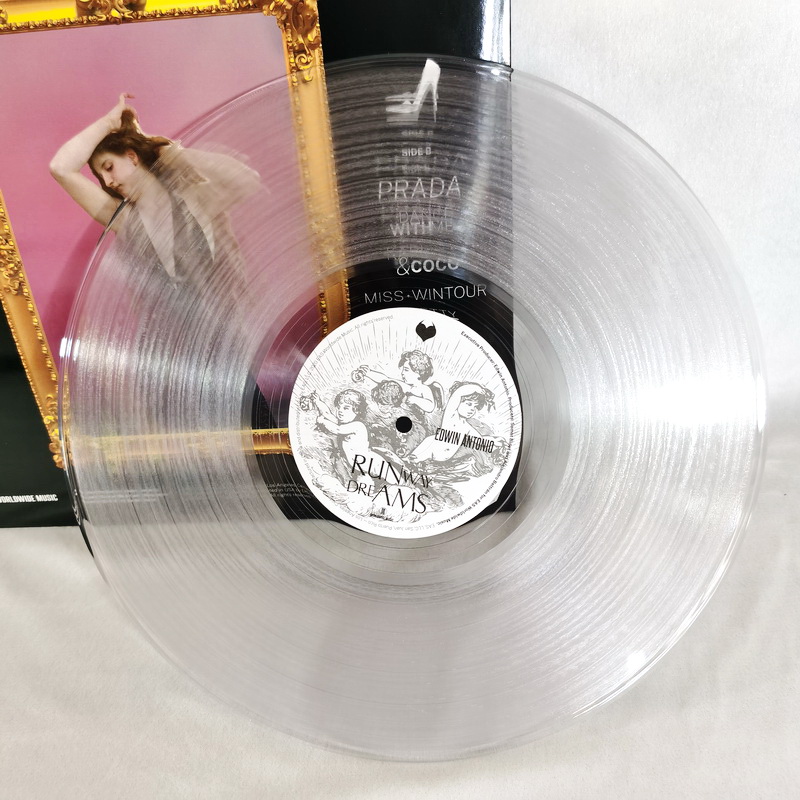 Clear Vinyl Record Pressing CD/DVD Replication Duplication