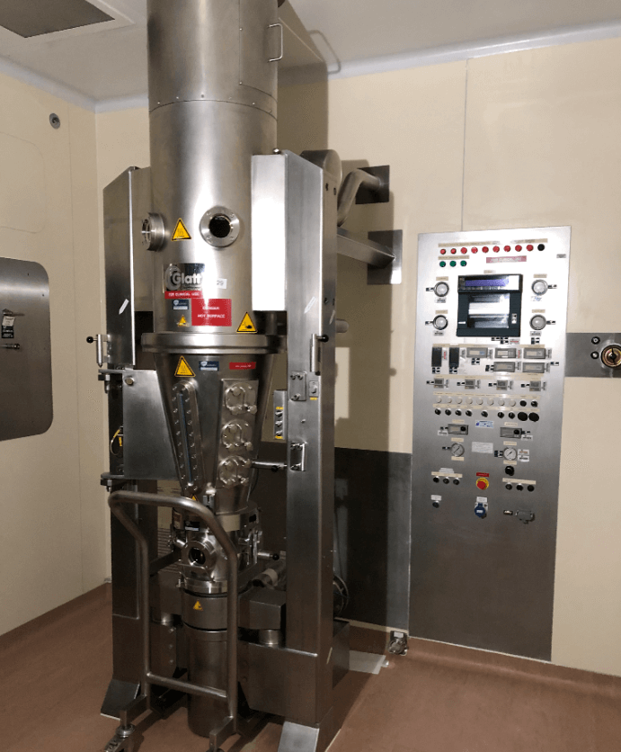 Glatt GPCG 3/5 Fluid Bed Dryer CE Pharmamachinery
