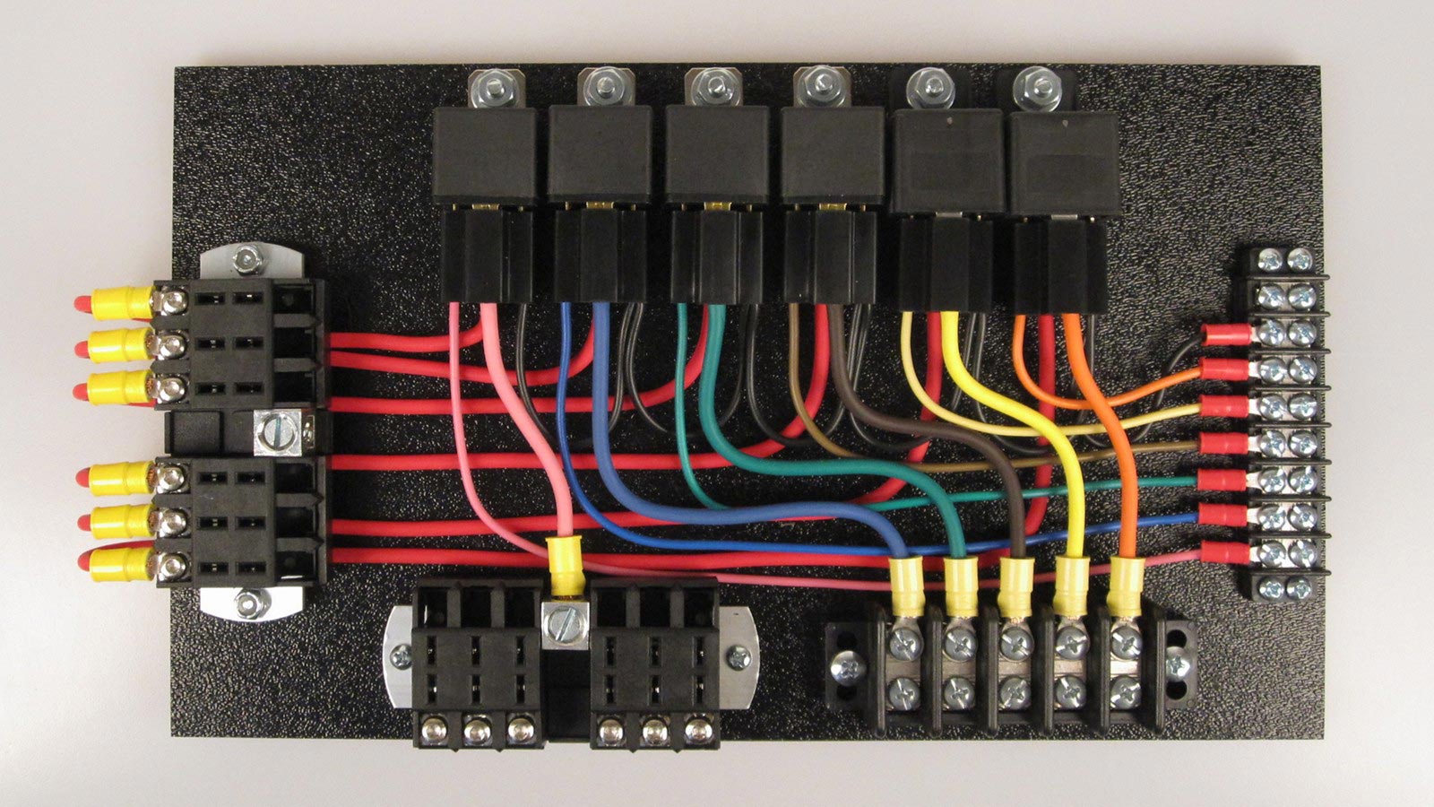 6Relay Panel w/ Switched Panel w/ All Relays In Relay Sockets CE