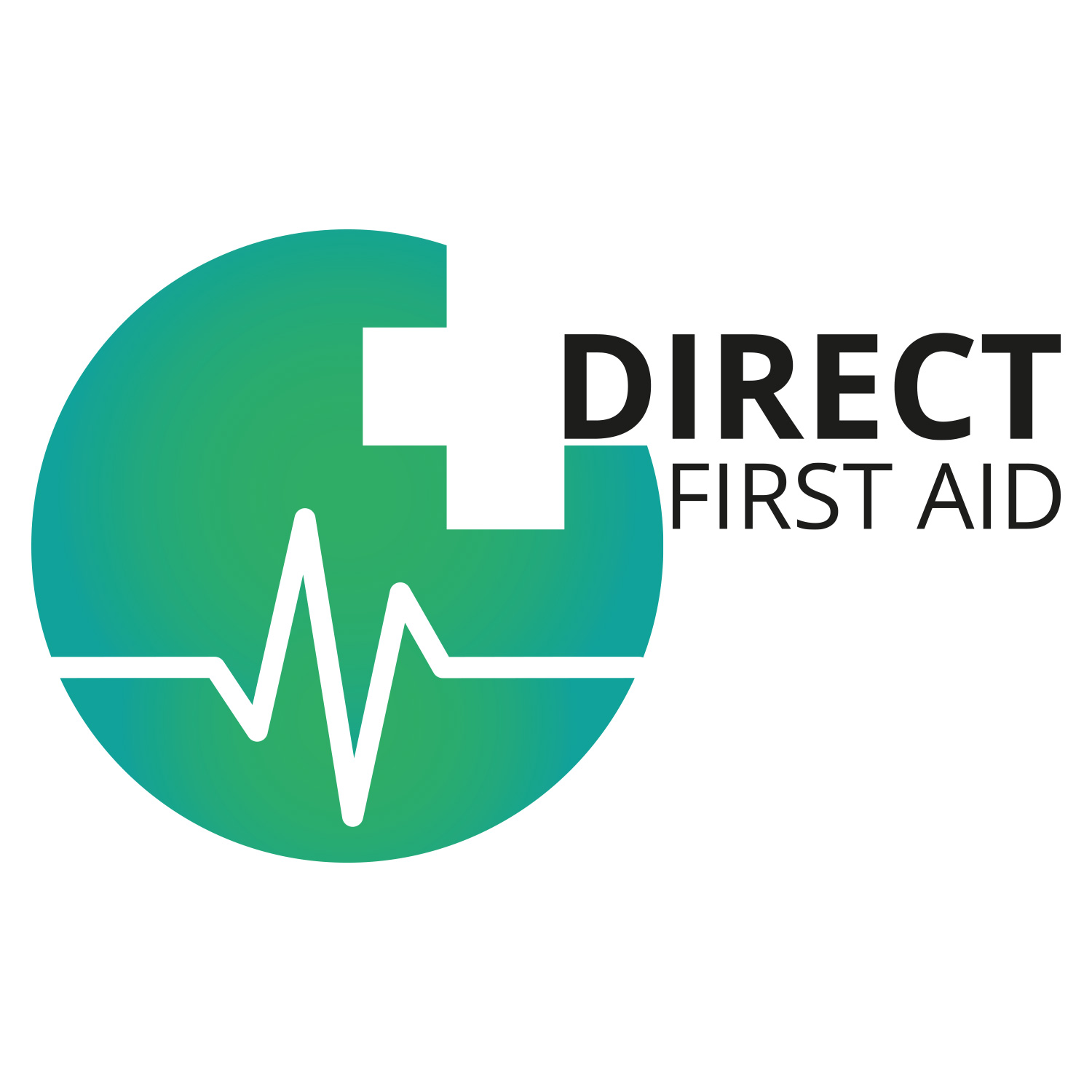 Direct First Aid Training Logo Design By CEB Creative