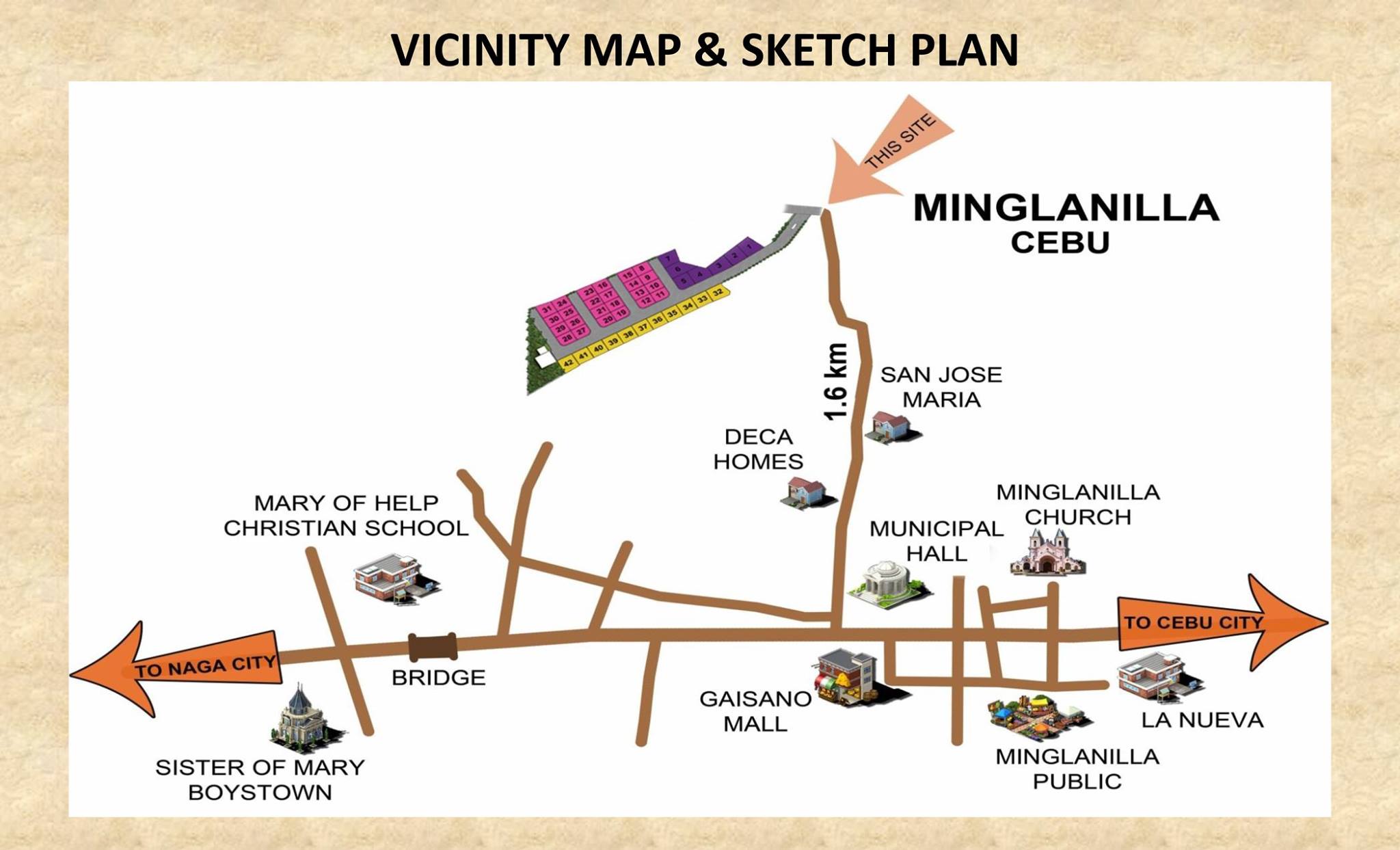 vicinitymap Cebu Daisy Homes