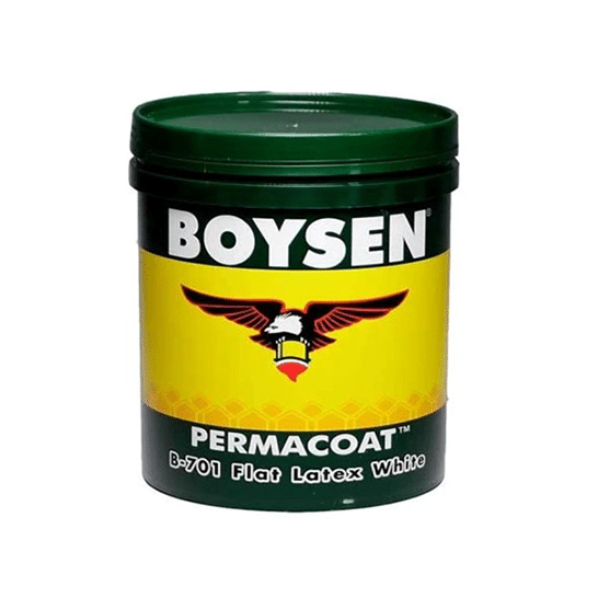 Boysen 701 Perma Flat Latex White 4L Cebu Home and Builders Centre