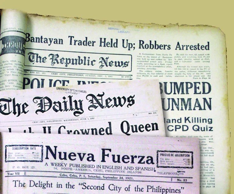 The early Cebu press Cebuano literary history is intimately connected