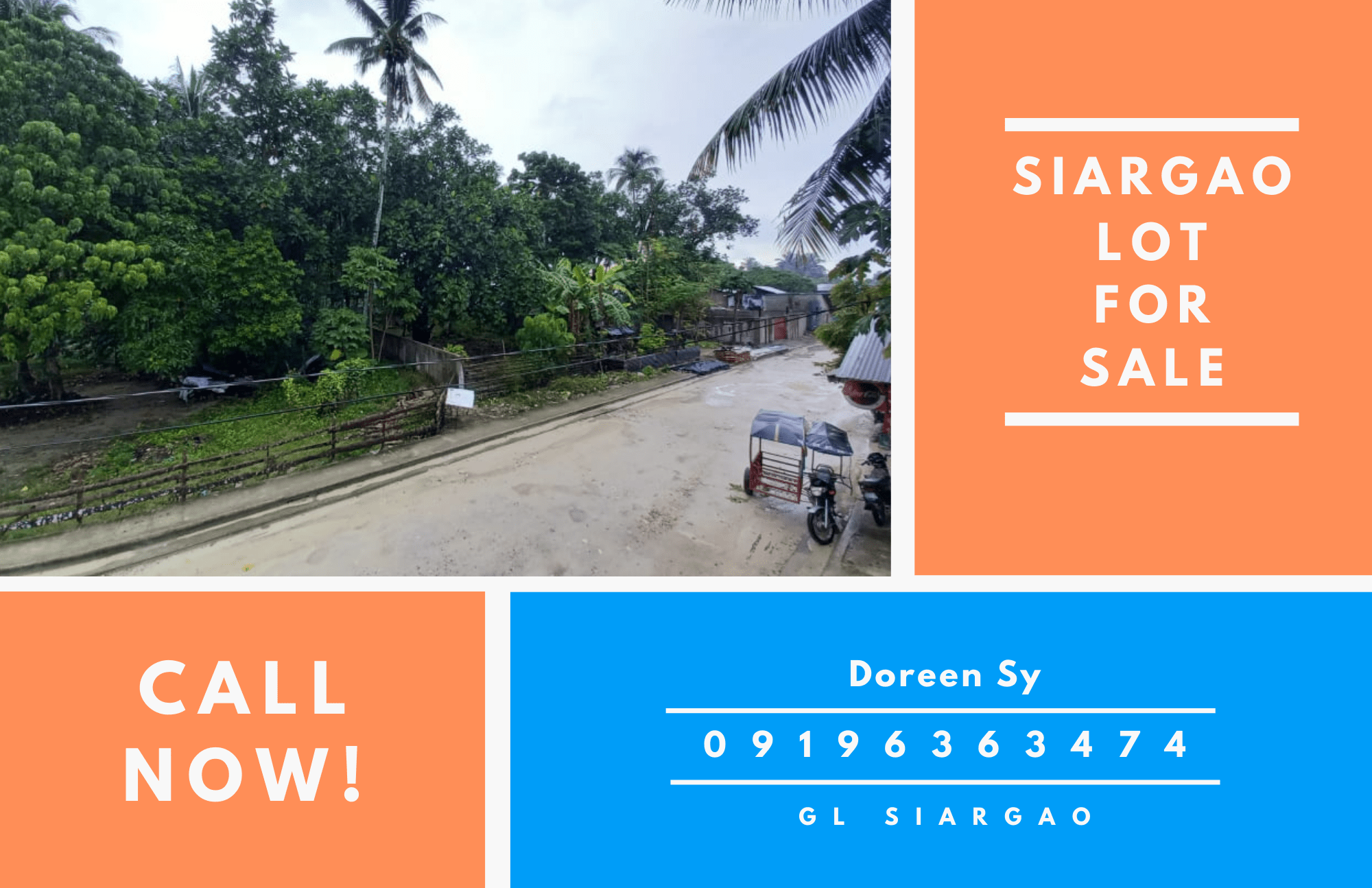 727 sq.m. Land for Sale Along the Road in Poblacion 5, General Luna