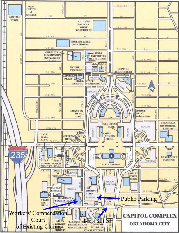 Oklahoma Workers' Comensation Court Locations