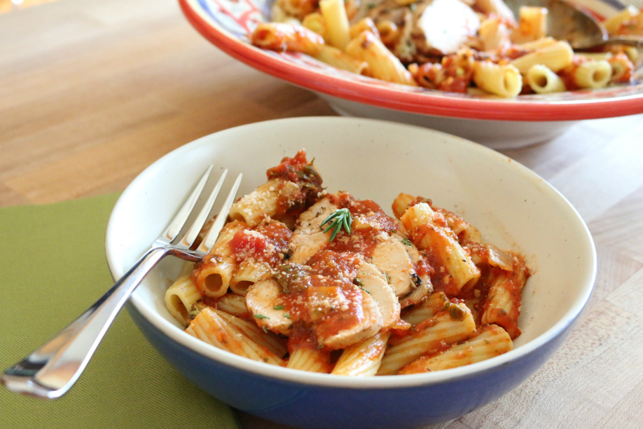 Rigatoni with Italian Herb Grilled Chicken