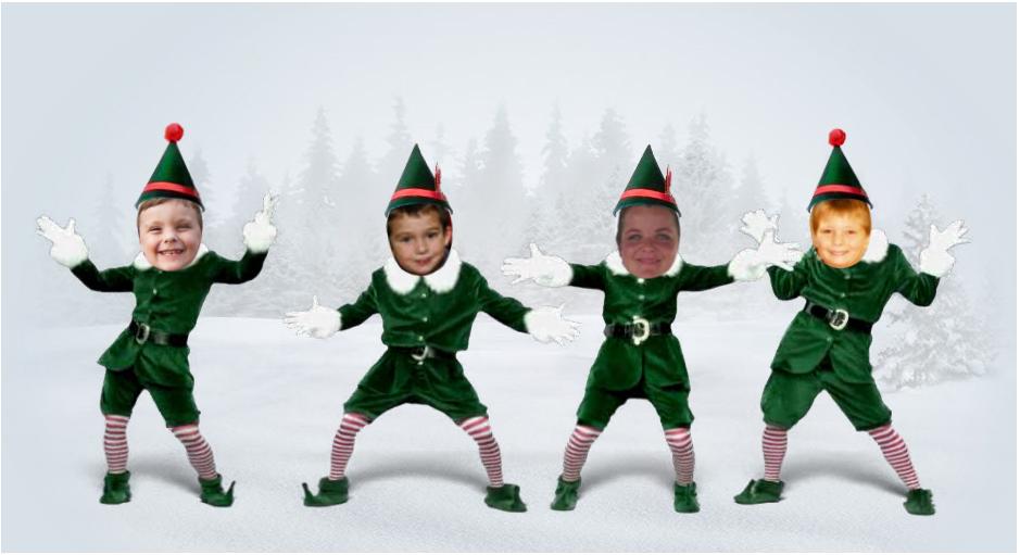 Tarjetas de navidad divertidas ElfYourself Ceci de Viaje