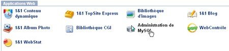 Activer son compte MySQL chez 1&1