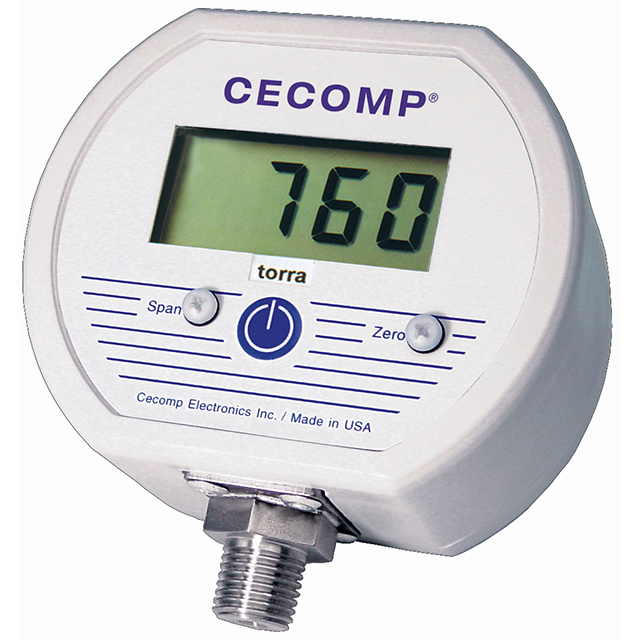 Battery Powered Digital Vacuum Gauges for Food Processing