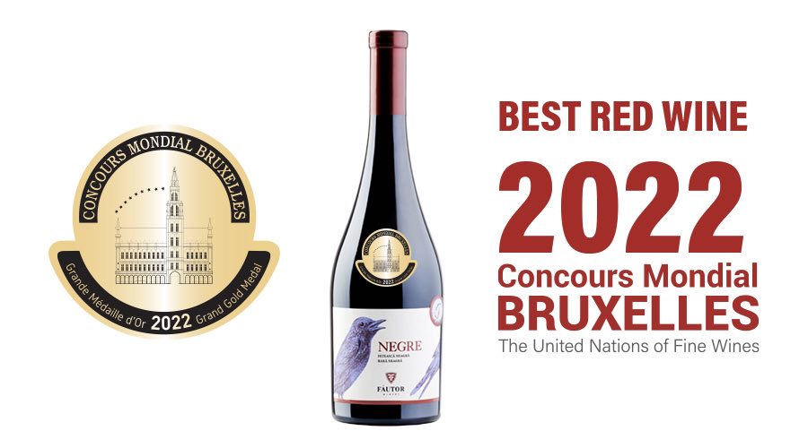 Fautor Negre 2017 din Moldova, desemnat cel mai bun vin roșu din lume