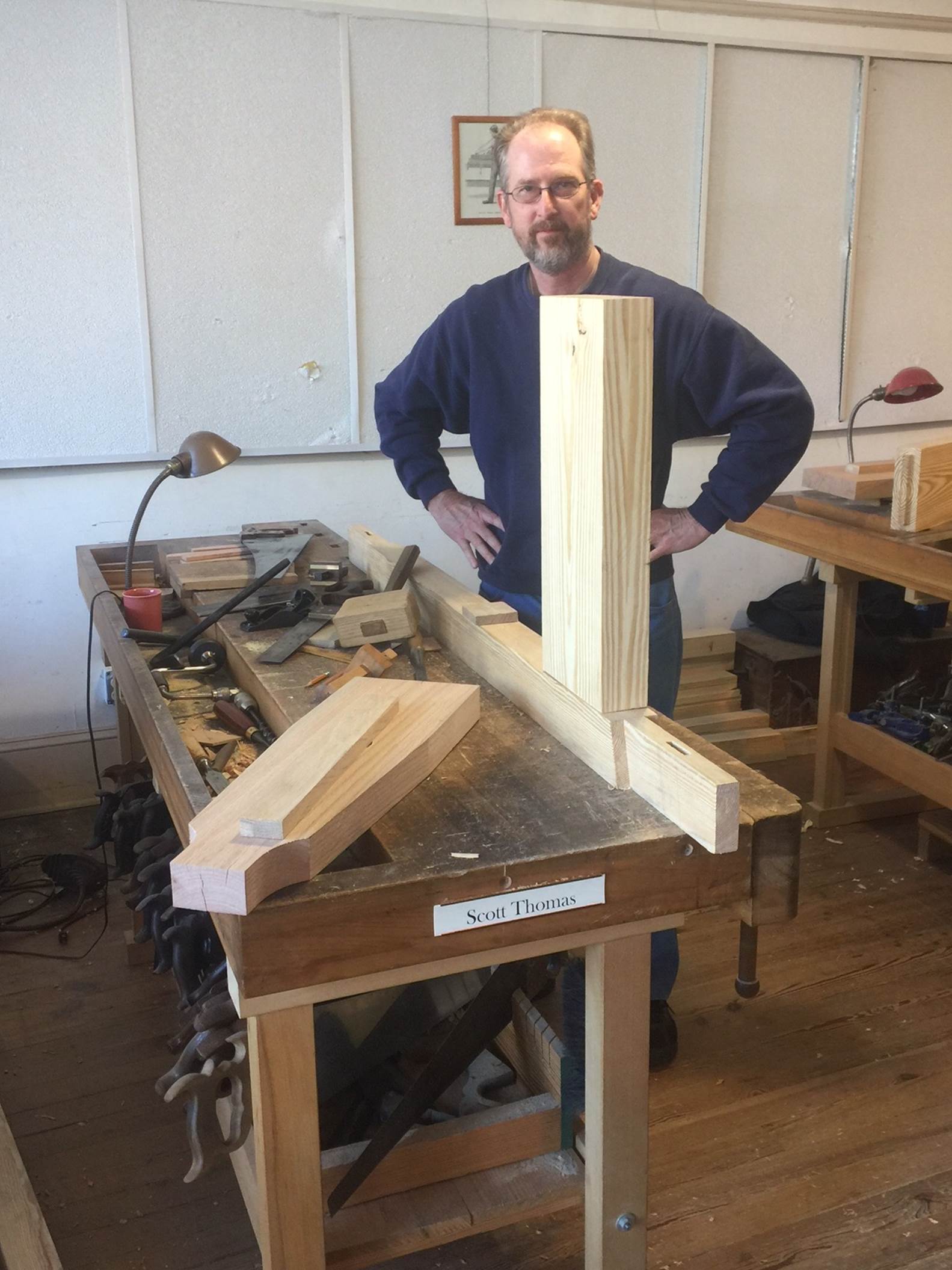 Class at the Woodwright's School