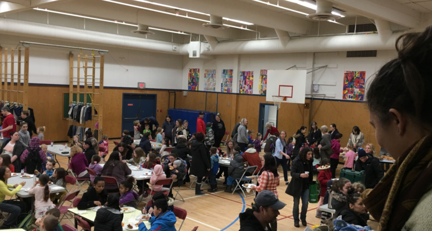 Community breakfast and open house Courtenay Elementary Community