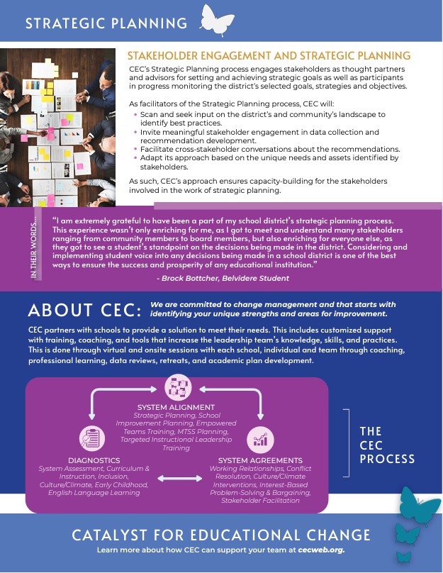 Strategic Planning Catalyst for Educational Change
