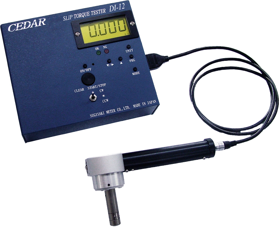 Slip torque tester DI12 series (SL4/SL02/SL15)｜PRODUCT｜SUGISAKI METER