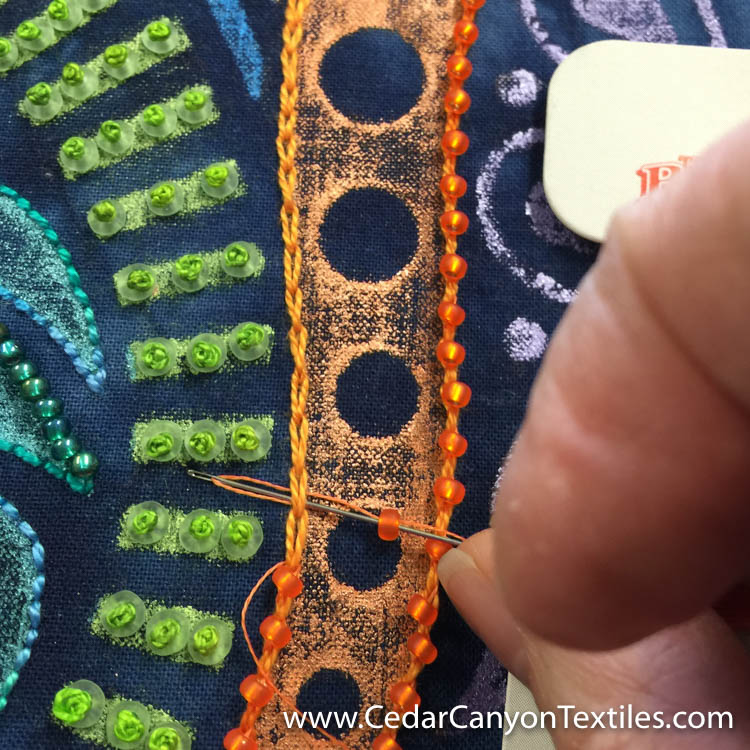 Beaded Chain Stitch Cedar Canyon Textiles