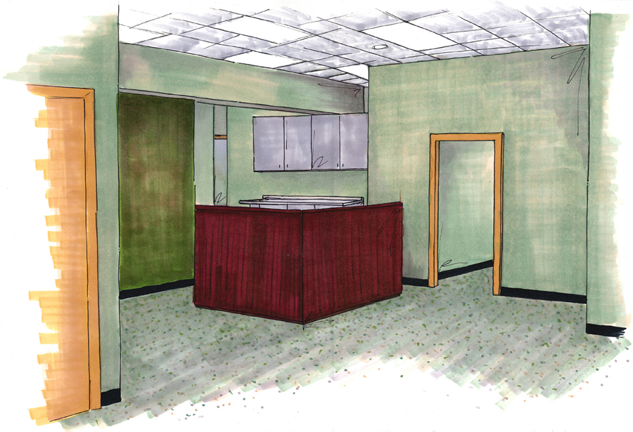 Springfield Metropolitian Housing Authority Lobby Craig Dillon Architects