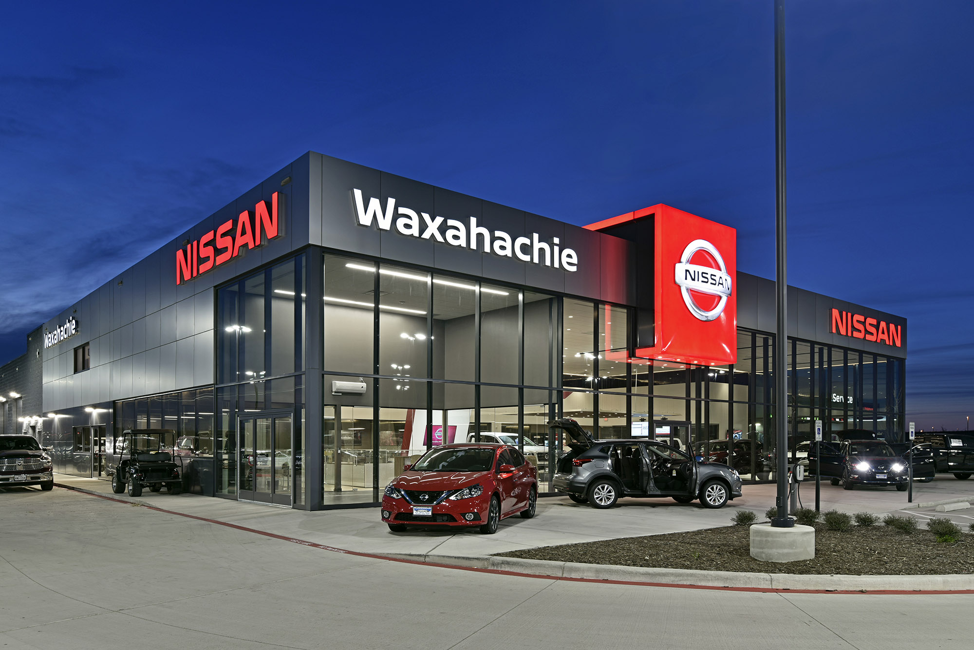 Waxahachie Nissan Dealership Cedar Creek Civil Engineering