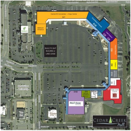 Mall Directory Cedar Creek Mall National and Specialty Retail