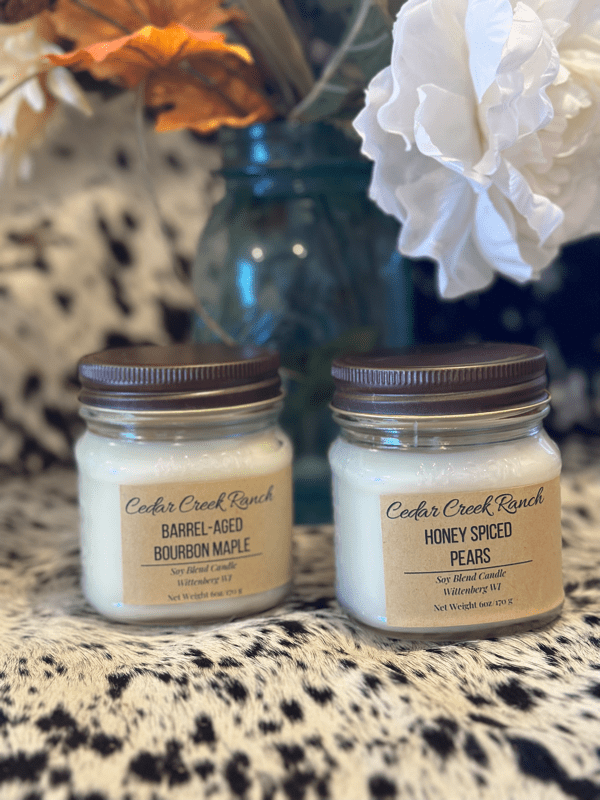 Mason Jar Candle Cedar Creek Ranch