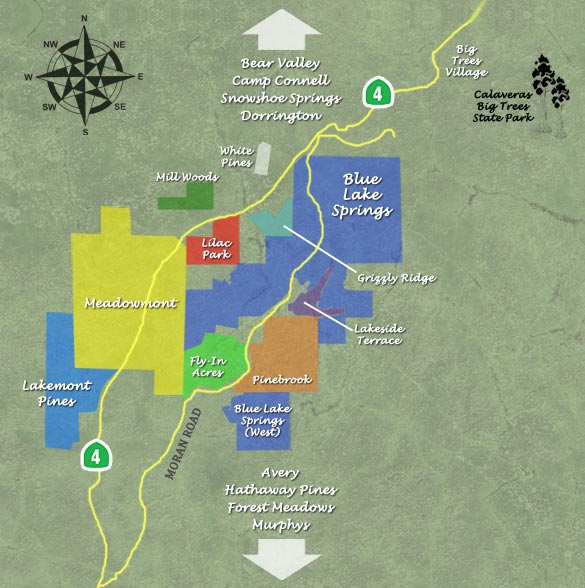 Arnold CA Map Need a map of the Arnold California area? Cedar Creek