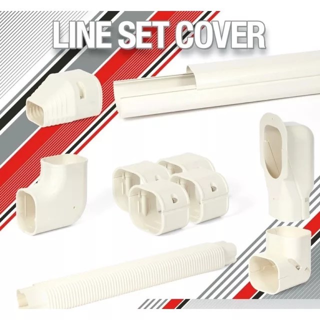 EVERWELL CDS3, 2400036000 BTU, DECORATIVE PVC, LINE SET COVER KIT, 4