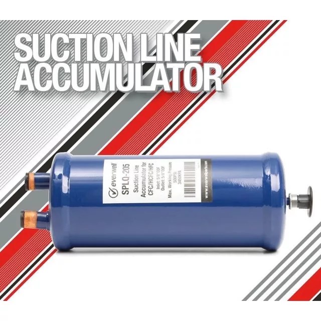 EVERWELL 5/8 INCH SUCTION LINE ACCUMULATOR HVAC REFRIGERATION 4 INCH